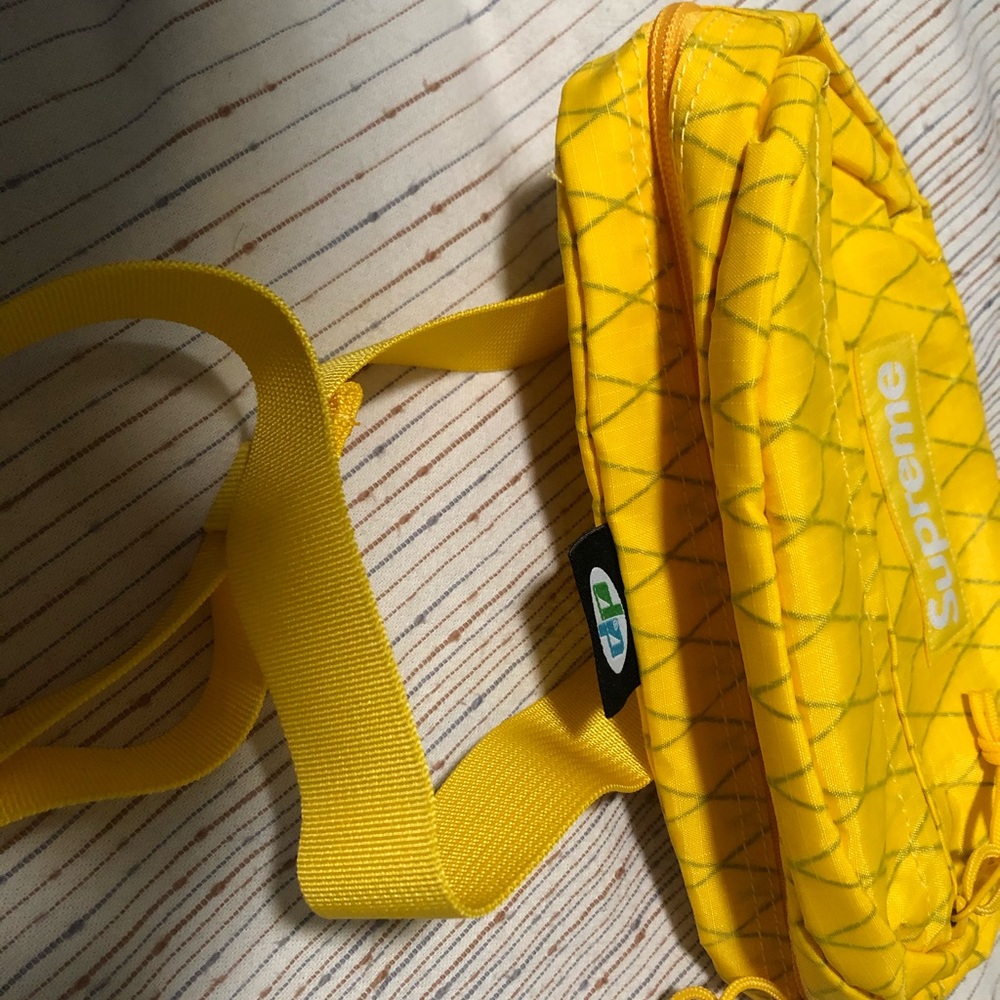 Supreme yellow waist bag
